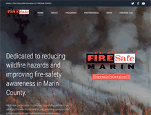 Tablet Screenshot of firesafemarin.org